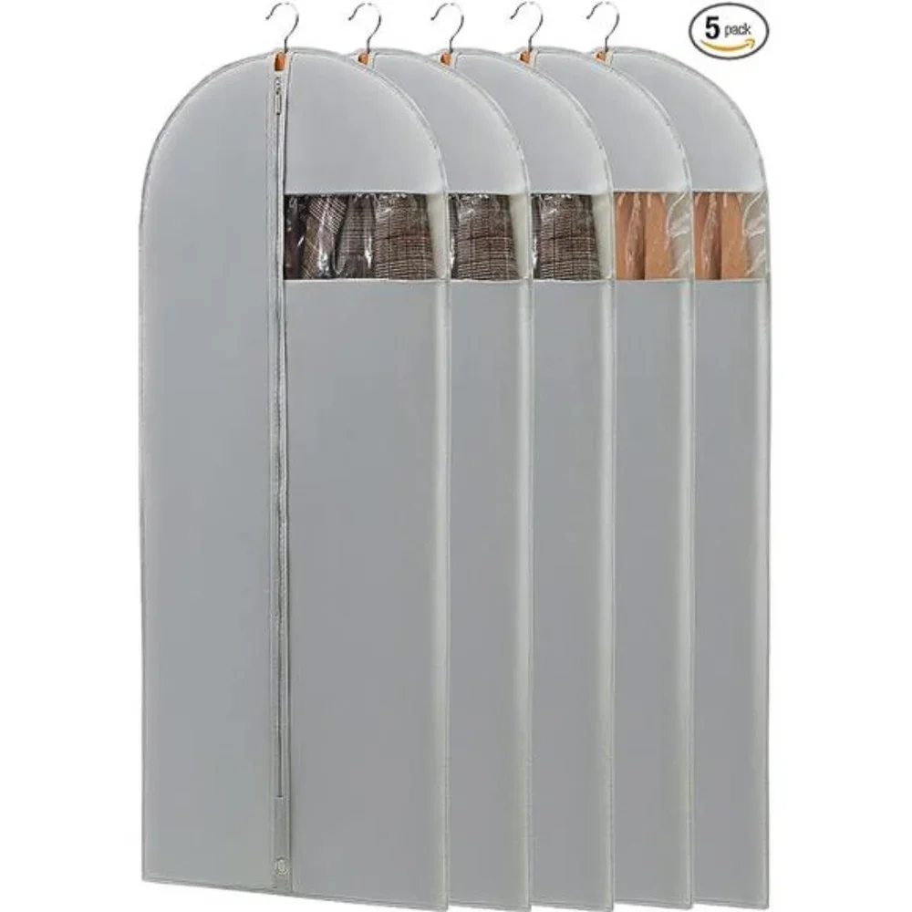 Dress Bags for Gowns Long,65''Garment Bags for Hanging Clothes,Dress Garment Bag